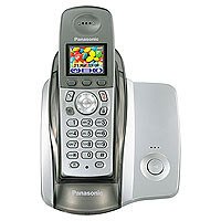 Projektoren: Panasonic KX-TCD300GS silber schnurloses Telefon