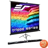 Elite Screens Tripod Portable Projection Screen, 1:1 Aspect Ratio-85in (Max White)