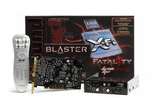 Camcorder: Creative Labs X-Fi X-FI FATAL1TY EDITION Soundkarte