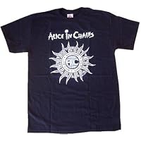 ALICE IN CHAINS - Sun Logo - Black T-shirt by BigBoyMusic
