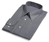 IZZUE Mens Point Collar Dress Shirt