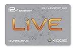 Xbox 360 Live 12 Month Gold Card
