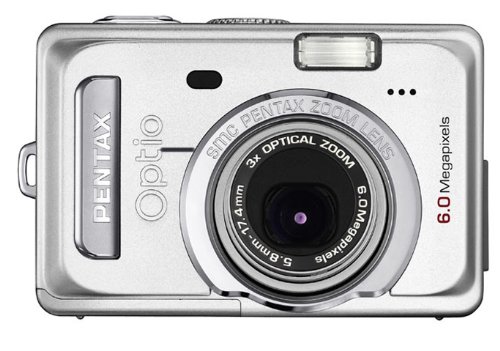 Projektoren: Pentax Optio S60 Digitalkamera (6 Megapixel)