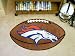22" x 35" Denver Broncos Football Mat