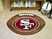 22" x 35" San Francisco 49ers Football Mat
