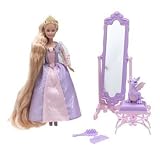 Click here to buy Barbie Princess Mini Kingdom Mini Barbie Rapunzel Doll.