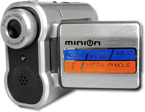 MP3 Player: MINION mDVIII Superkleine,handliche Video- u. Digitalkamera, 3.1 Megapixeln Hardware Resolution, Softwarepaket