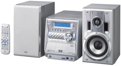 Telekommunikation: JVC UX-GD 7 Kompaktanlage silber / silber