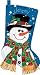 Felt Craft , Sequined Snowman Stocking