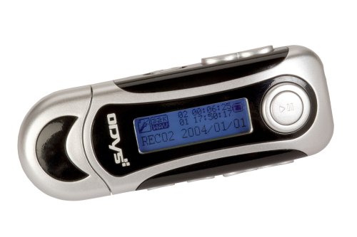 DVD Player: Odys MP3-S 10 Tragbarer MP3-Player 512 MB silber/schwarz