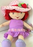 Large Strawberry Shortcake 20 Plush Doll  In Purple Skirt by 