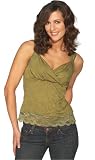 JTB Womens Cool Crinkle Mock Wrap Top