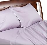1,200-Thread-Count 100% Cotton Sateen California King Sheet Set, Lilac