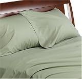 1,200-Thread-Count 100% Cotton Sateen California King Sheet Set, Sage