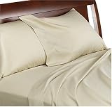 1,200-Thread-Count 100% Cotton Sateen California King Sheet Set, Parchment