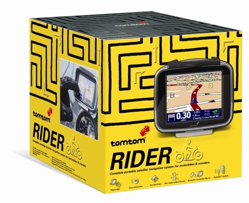TV Ger&auml;te: Tomtom Rider Navigationssystem Deutschland �sterreich Schweiz (Touchscreen, GPS, Bluetooth, Voice Command)