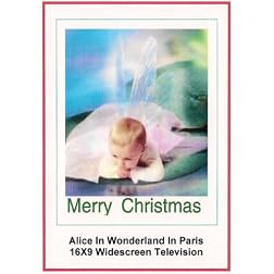 Alice In Wonderland In Paris: Greeting Card: Merry Christmas