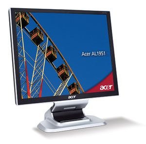 Acer AL1951bs 19 Zoll TFT LCD Monitor CrystalBrite (Kontrast 700 :1, Reaktionszeit 6 ms)