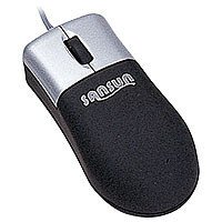 Festplatten: Sansun SN-107 Maus optisch PS/2+USB 3 Tasten 800dpi + Tastenrad silber