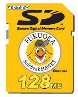 SB-SDPS128M ソフトバンクホークス SDカード 128MB
