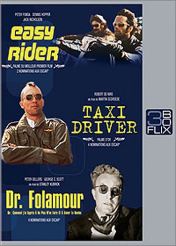 Easy rider / Taxi driver / Dr Folamour - Coffret Flixbox 3 DVD dvd, Film dvd Easy rider / Taxi driver / Dr Folamour - Coffret Flixbox 3 DVD