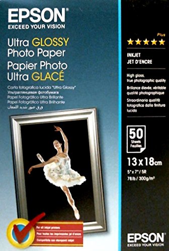 Drucker: Epson ULTRA GLOSSY Fotopapier 13x18 50 Blatt