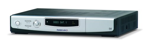 Heimkinosysteme: Homecast T 8000 PVR Digitaler DVB-T Twin-Receiver mit 160 GB Festplatte silber/schwarz