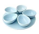 Christmas Offers Nigella Lawson Living Kitchen Appetiser/Dip Bowl Set/5 Blue