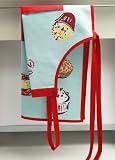 Christmas Offers Nigella Lawson Living Kitchen Apron Images Blue & Red