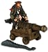 Pirates of the Caribbean 3 3/4 Action Figures with Deluxe Accessories - Jack Sparrow with Black Pearl Canon