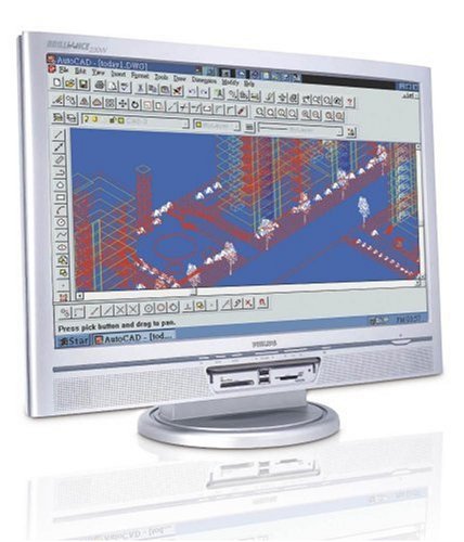 Projektoren: Philips 230W5BS 23 Zoll LCD TFT Monitor (Kontrast 500 :1, Reaktionszeit 16 ms) mit Lautsprecher