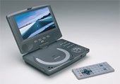 Verst&auml;rker und Receiver: Vision Liberty Compact 7 Tragbarer DVD- / DivX-Player grau