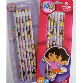 Dora The Explorer Pencil set 2 packs (12 pcs) by 