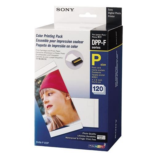 Festplatten: Sony SVM-F120P 120 Blatt Fotopapier f�r DPP-FP30 und FP50