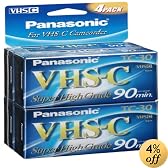 Super High-grade Vhs-c Videocassette 4 pack
