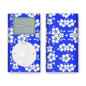 Navigationssysteme: iPod Mini Skin - Aloha Blue
