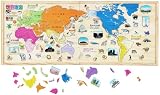 木製 NEW パズル世界地図