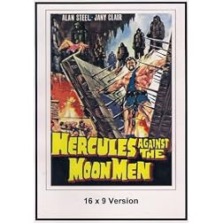 Hercules Against the Moon Men 16x9 Widescreen TV.