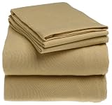 Royal Heritage Collection 100% Cotton Jersey Knit Sheet Set - Khaki Queen
