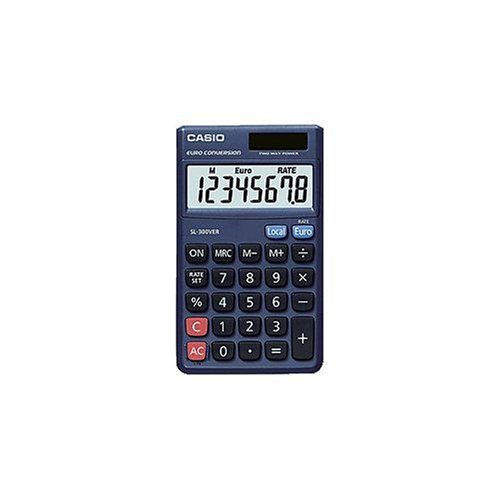 Camcorder: Casio SL-300VER Solar-Taschenrechner mit Euro-Umrechnungsfunktion
