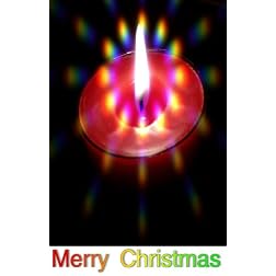 Cat O'nine Tails 16x9 Widescreen TV: Greeting Card: Merry Chritmas