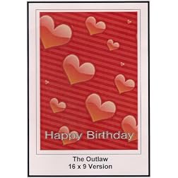 The Outlaw: Widescreen TV: Greeting Card: Happy Birthday