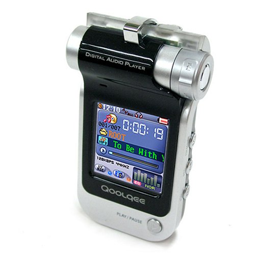 Netzwerk: Qoolqee K 7 Tragbarer MP3-Player 1 GB silber/schwarz