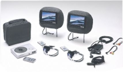 Verst&auml;rker und Receiver: Vision Liberty 8 Tragbarer DVD-Player mit 2x 7-Zoll TFT-LCD-Bildschirmen schwarz