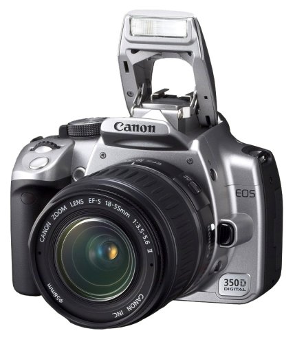 Drucker: EOS 350 D silber Kit incl. EF-S 3,5-5,6/18-55mm USM und BG-E3