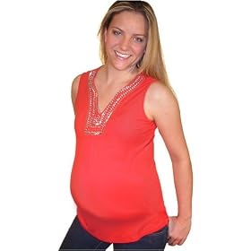 BEADED SLEEVELESS CAFTAN by Belly Basics