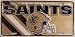 NEW ORLEANS SAINTS AUTOMOBILE LICENSE PLATE