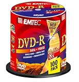 Emtec DVD-R Cake Box 100pk