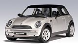 1/18 MINI COOPER ( SILVER ) ( WITH SUNROOF )