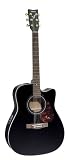 Yamaha FX01CBC Black Acoustic / Electric Guitar
